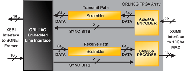 10GbE PCS Block Diagram