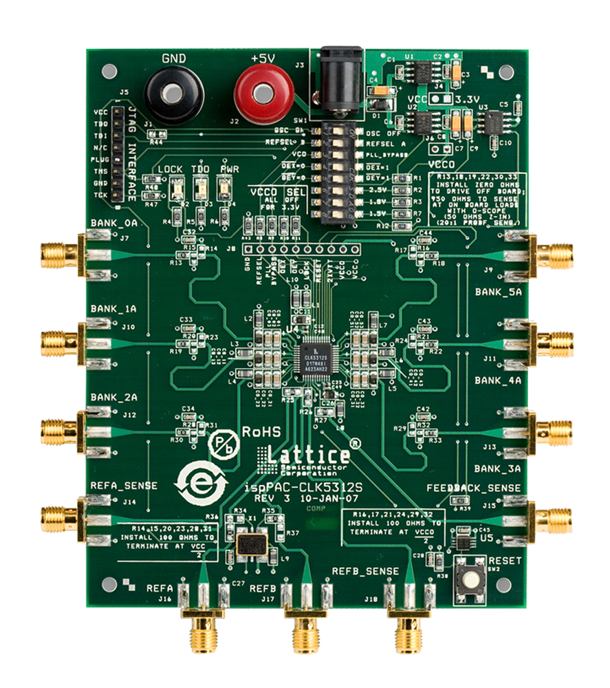ispClock5312S Evaluation Board