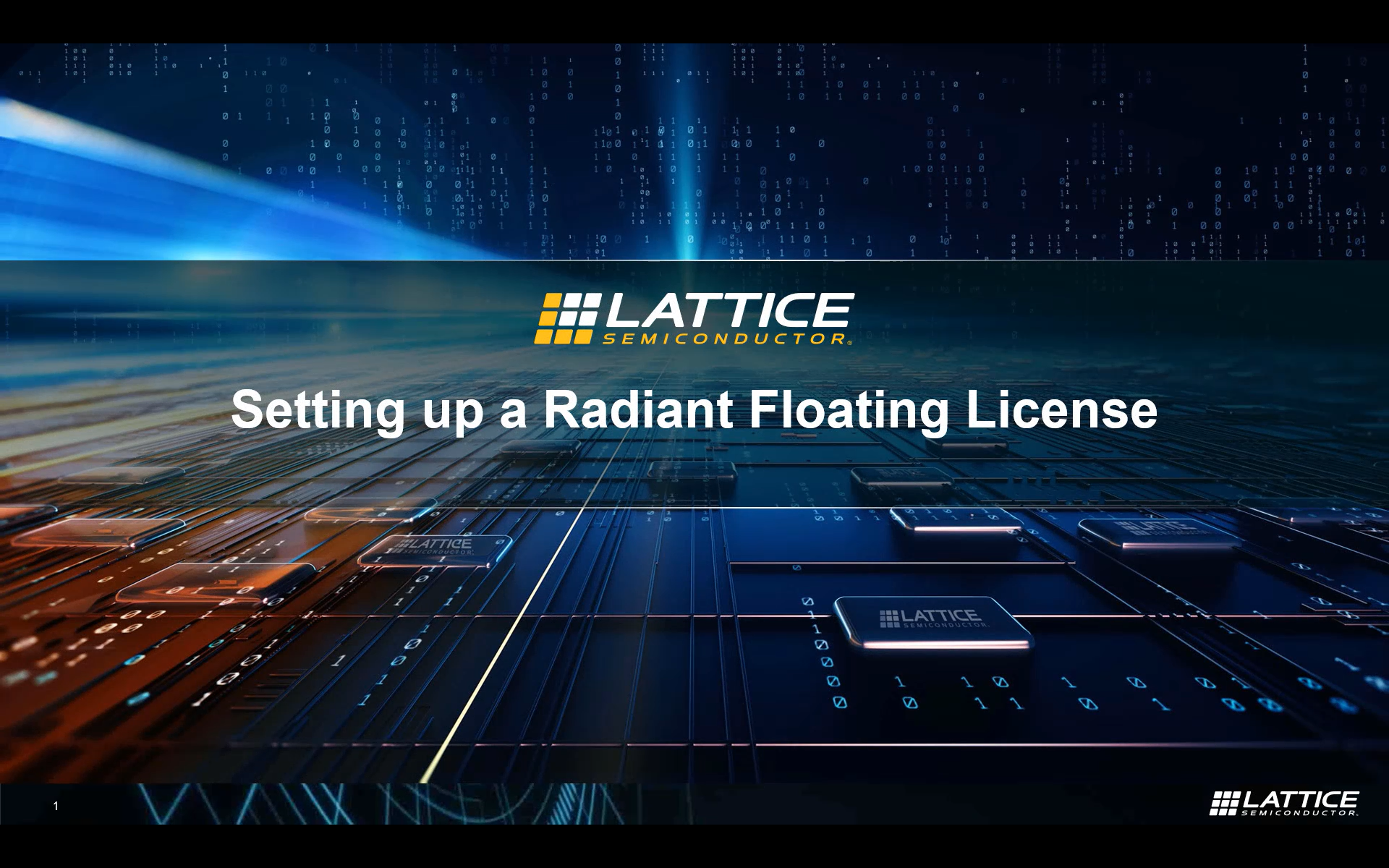 Setting up a Floating License Tutorial