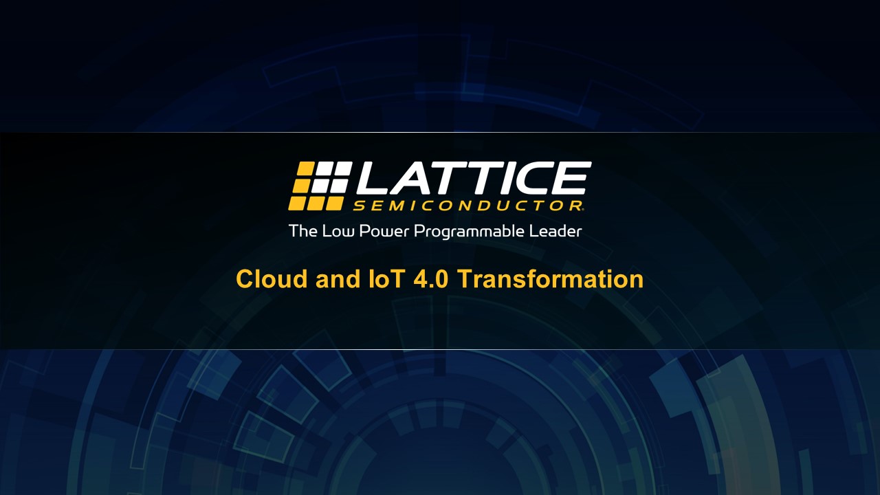 Cloud and IoT 4.0 Transformation