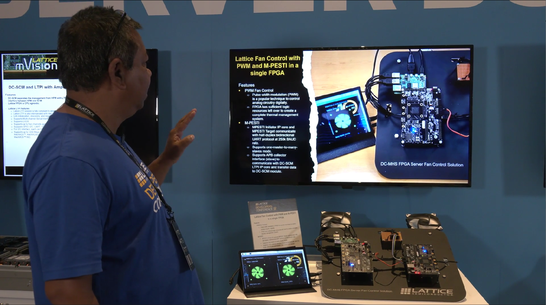 Lattice Fan Control with PWM and M-PESTI in a Single FPGA