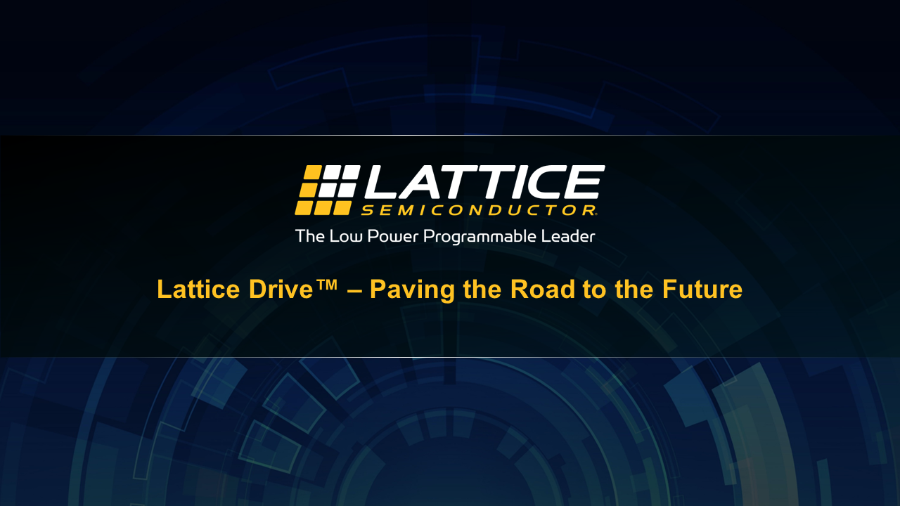 Lattice Drive - Paving the Road for the Future