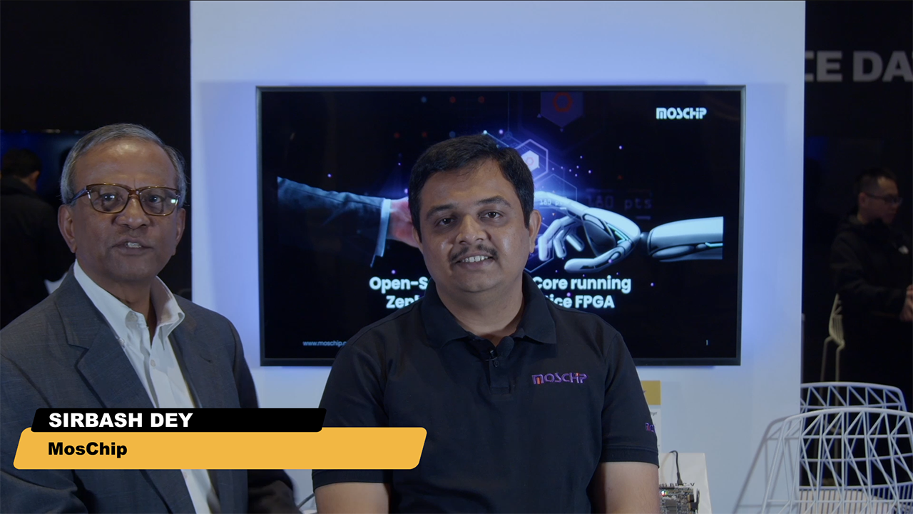 MosChip Company Opensource RISC-V Core Running Zephyr RTOS on Various Lattice FPGAs