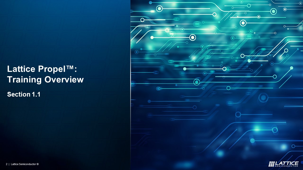 1.1	Training Overview