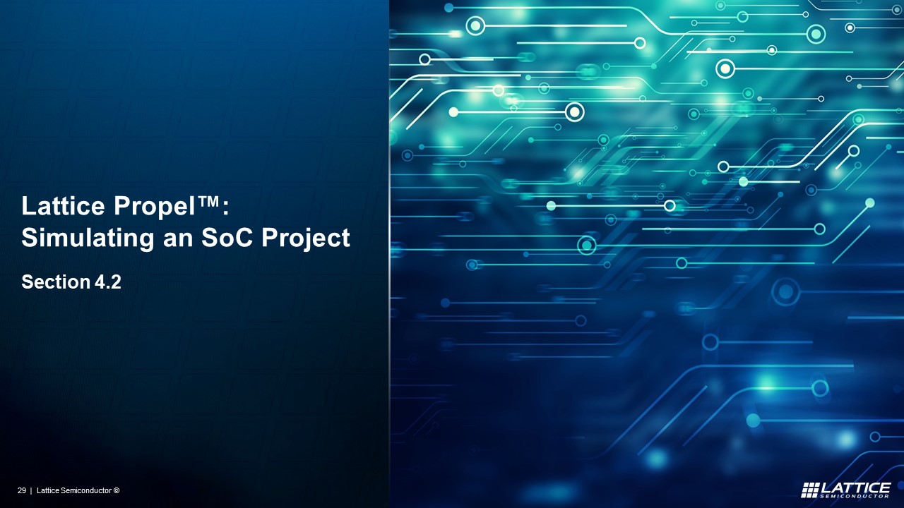 4.2	Simulating an SoC Project