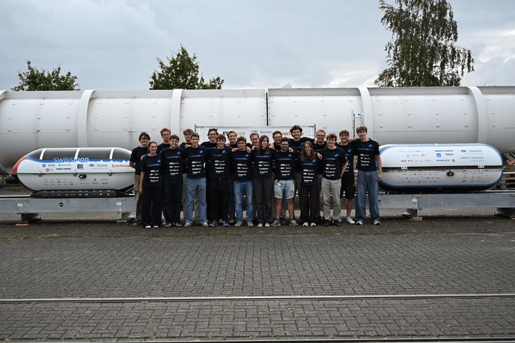 The Swissloop 2026 team